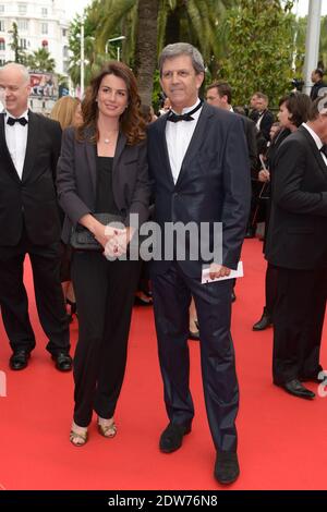Patrick Chene and daughter Juliette Chene seen arriving for the screening of movie 'Jimmy's Hall' at the 67th Film Festival in Cannes, France on May 22, 2014. Photo by Ammar Abd Rabbo/ABACAPRESS.COM Stock Photo