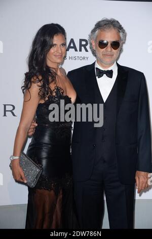 Andrea Bocelli, 60, cosies up to wife Veronica Berti, 35