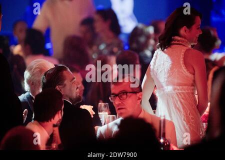 Leonardo DiCaprio and Marion Cotillard attending the amfAR's 21st Cinema Against AIDS Gala presented by Worldview, Bold Films, and Bvlgari at Hotel du Cap-Eden-Roc in Cap d'Antibes, France on May 22, 2014. Photo by Lionel Hahn/ABACAPRESS.COM Stock Photo