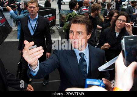 Tom Cruise arriving for the France premiere of 'Edge of Tomorrow' held at the UGC Normandie theater in Paris, France on May 28, 2014. Photo by Nicolas Genin/ABACAPRESS.COM Stock Photo