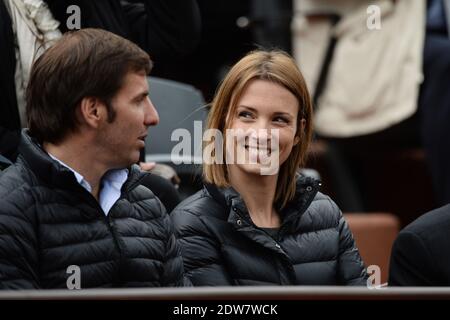 Gonzalo Quesada and Isabelle Ithurburu during the French First League