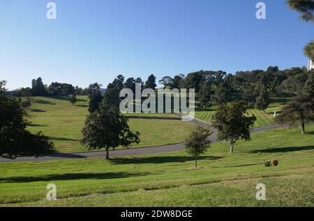 Glendale, California, USA 21st December 2020 A general view of atmosphere of Wallace Beery's Grave in Vale of Memory Section at Forest Lawn Memorial Park on December 21, 2020 in Glendale, California, USA. Photo by Barry King/Alamy Stock Photo Stock Photo