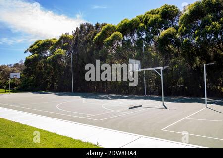 Sydney, Australia. Wednesday 23rd December 2020. The NSW Government is keeping the Sydney northern beaches in lockdown following the COVID 19 outbreak in Avalon Beach. Pictured  usually bust sports courts are eerily quiet. credit martin.berry@alamy live news. Credit: martin berry/Alamy Live News Stock Photo