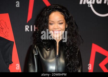 Rihanna attending a press conference for the unveiling of her T-shirt held at the Hard Rock Cafe in Paris, France on June 5, 2014. Photo by Alban Wyters/ABACAPRESS.COM Stock Photo