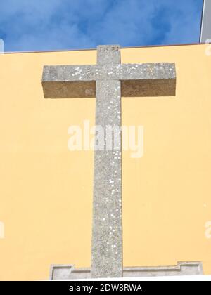 Inside Peniche fortress in the municipality of Leiria district called Fortaleza de Peniche Stock Photo