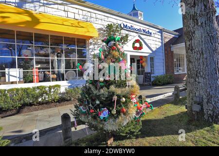 Stony Brook Village Long Island New York Stock Photo