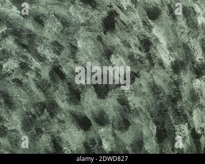 Paint strokes on the wall as texture or background. Abstract texture, chaotic and arbitrary brush strokes. Background, wallpaper or texture Stock Photo
