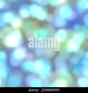 Seamless vector glow bokeh spray background. Vibrant colorful blurred square pattern with glitter particles with depth of field effect Stock Vector