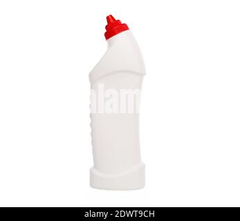 Bottle for cleaning detergent isolated on white background Stock Photo