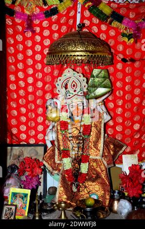 Beautiful view of the idol of Hanuman Ji Maharaj in India Stock Photo