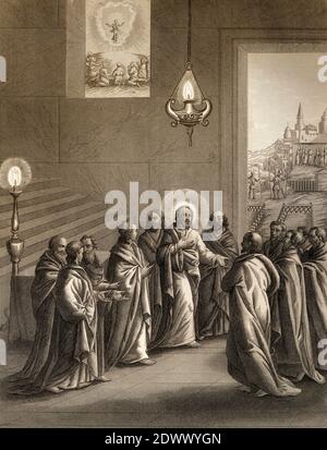 Sacrament of the Last Supper in the old medieval rite of the lutheran ...