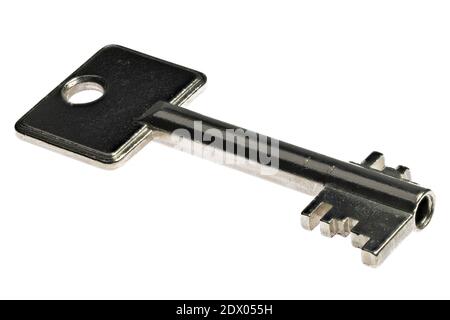 safe key isolated on white background Stock Photo