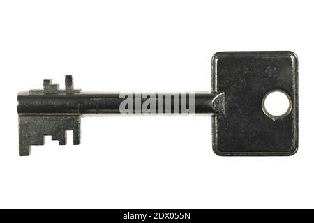 safe key isolated on white background Stock Photo