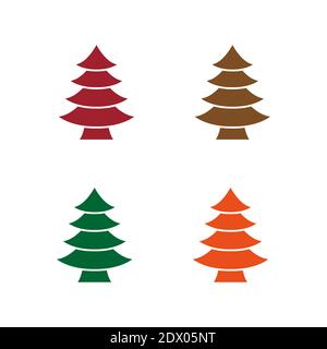 Minimalist white Christmas tree silhouettes seamless pattern on