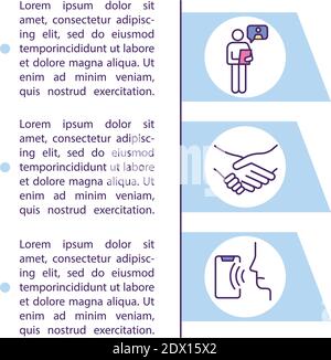Participatory ergonomic approach concept icon with text Stock Vector