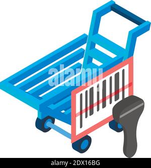 Contactless payment icon. Isometric illustration of contactless payment vector icon for web Stock Vector