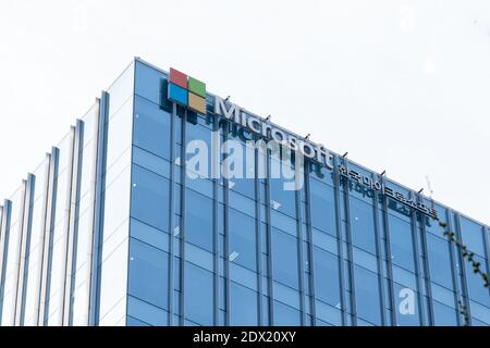 Microsoft office building in Seoul, South Korea, on April 11, 2019 Stock Photo