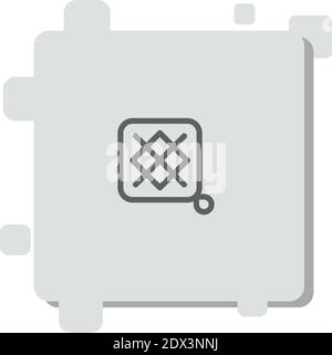 pot holder vector icon modern simple vector illustration Stock Vector