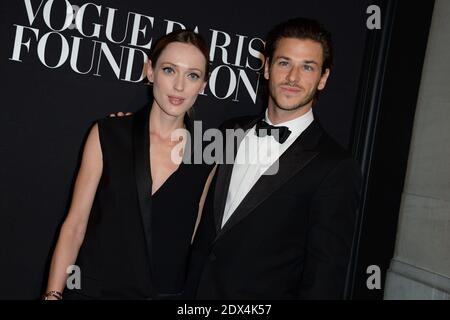 Gaspard Ulliel and his girlfriend Gaelle Pietri attending the Vogue Foundation Gala as part of Paris Fashion Week at Palais Galliera in Paris, France on July 9, 2014. Photo by Nicolas Briquet/ABACAPRESS.COM Stock Photo