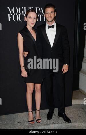 Gaspard Ulliel and his girlfriend Gaelle Pietri attending the Vogue Foundation Gala as part of Paris Fashion Week at Palais Galliera in Paris, France on July 9, 2014. Photo by Nicolas Briquet/ABACAPRESS.COM Stock Photo