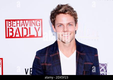 Lachlan Buchanan attends the premiere of Mad Chance's Behaving Badly at