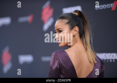 Jamie Chung attends the Premiere of Dimension Films Sin City: A Dame To Kill For at TCL Chinese Theatre in Los Angeles, CA, USA, on August 19, 2014. Photo by Lionel Hahn/ABACAPRESS.COM Stock Photo