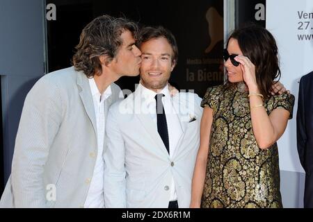 Gregory Bernard, Jonathan Lambert and Elodie Bouchez attending the Reality Premiere during the 71st International Venice Film Festival, on August 28, 2014 in Venice, Italy. Photo by Aurore Marechal/ABACAPRESS.COM Stock Photo