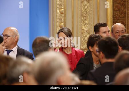 Segolene Royal,Minister for Ecology. French Ambassadors conference on August 28, 2014 at the Elysee Palace in Paris, France. Photo by Denis Allard/Pool/ABACAPRESS.COM Stock Photo