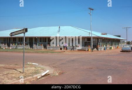 The pub at Camooweal on the Barkly Highway, outback northwestern Queensland Stock Photo