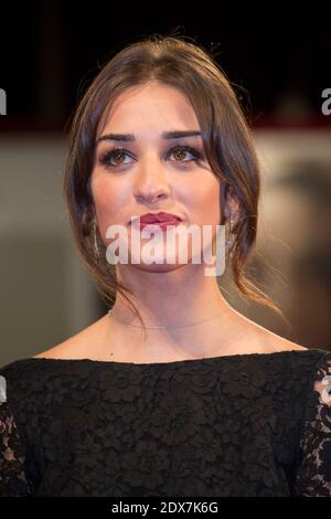 Actress Simona Tabasco arriving for the premiere of the film Perez at ...