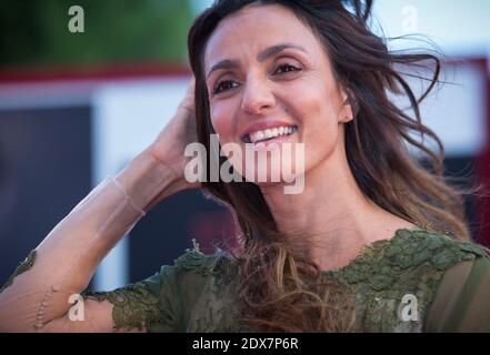 Ambra Angiolini arriving to the Awards Ceremony closing the 71st Venice Film Festival, Venice, Italy, September 6, 2014. Photo by Marco Piovanotto/ABACAPRESS.COM Stock Photo