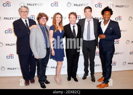 Elliott Gould, Zack Pearlman, Nasim Pedrad, Martin Short, John Mulaney and Seaton Smith attend The Paley Center for Media's PaleyFest 2014 Fall TV Previews - FOX Mulaney, at The Paley Center for Media, in Beverly Hills, Los Angeles, CA, USA, on September 8, 2014. Photo by Julian Da Costa/ABACAPRESS.COM Stock Photo