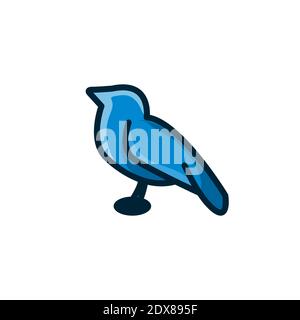bird colorful icon vector illustration Stock Vector