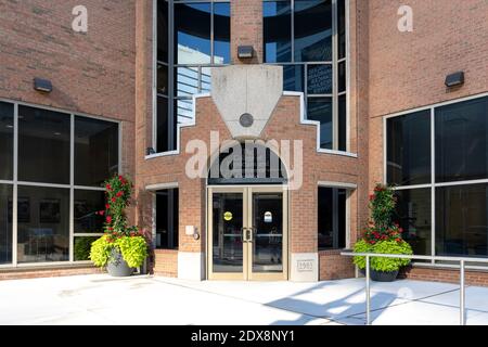 Entrance of College of Physicians and Surgeons of Ontario in Toronto. Stock Photo