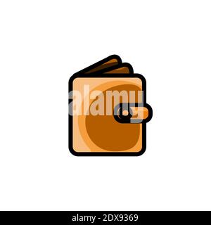 pocket, wallet colorful icon vector illustration Stock Vector