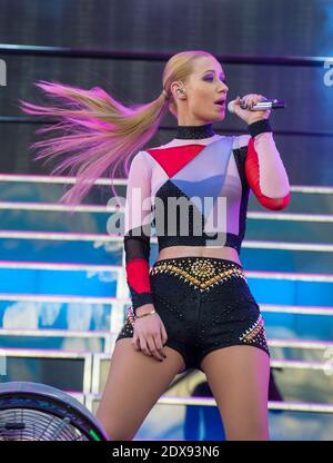 Iggy Azalea performs at the the iHeartRadio Music Festival & Village on ...