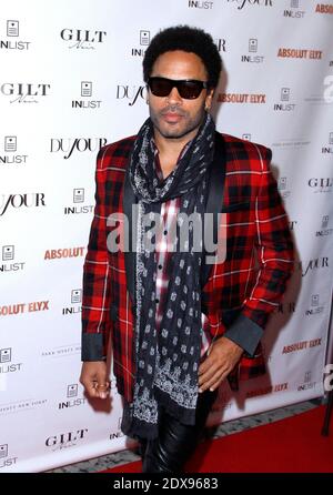 Lenny Kravitz appears to celebrate his Strut album release and DuJour Magazine cover at the Park Hyatt New York Hotel in New York City, NY, USA, on September 22, 2014. Photo by Donna Ward/AABACAPRESS.COM Stock Photo