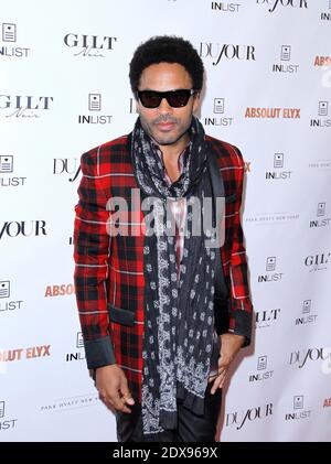 Lenny Kravitz appears to celebrate his Strut album release and DuJour Magazine cover at the Park Hyatt New York Hotel in New York City, NY, USA, on September 22, 2014. Photo by Donna Ward/AABACAPRESS.COM Stock Photo