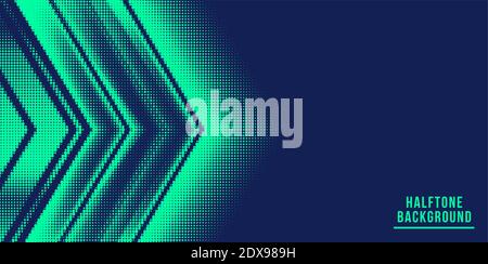 abstract arrow halftone background vector illustration Stock Vector