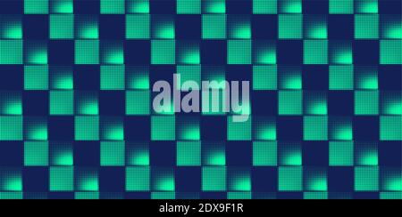 abstract square halftone background vector illustration Stock Vector