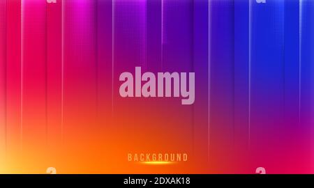 Abstract gradient mesh background in bright Colorful social media background Stock Vector