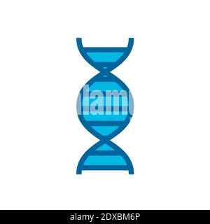 dna molecule helic icon vector illustration isolated on white background Stock Vector