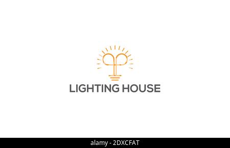 Electric logo design and vector template Stock Vector
