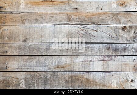 An Aged wooden planks in horizontal position for wedding, Christmas or any other event background. Stock Photo