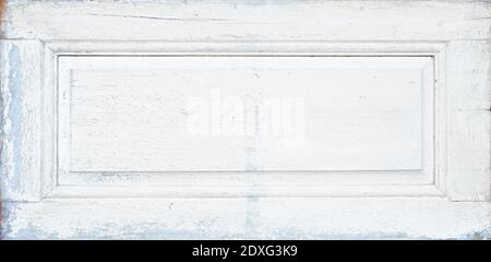 A old wooden shutter in white worn out color. Vintage wood background. window Stock Photo