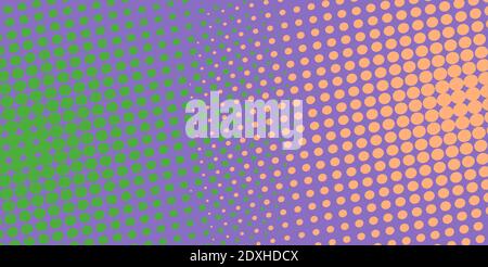 Abstract background in pop art style. Pattern with colorful gradient. Vector illustration. Stock Vector