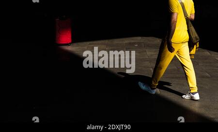 Red and Yellow Stock Photo