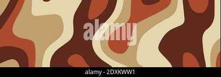Banner with Abstract Background and Shapes with Paper Cut Patterns - Illustration Stock Vector
