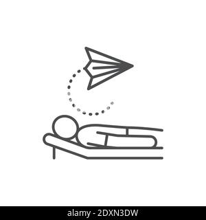 Frustration line color icon. Sign for web page, mobile app Stock Vector