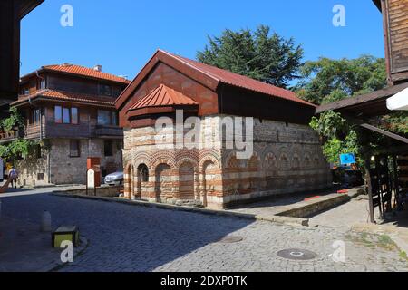 BULGARIA, BURGAS PROVINCE, NESSEBAR - AUGUST 05, 2019: Church of Saint Paraskevi in Nessebar Stock Photo